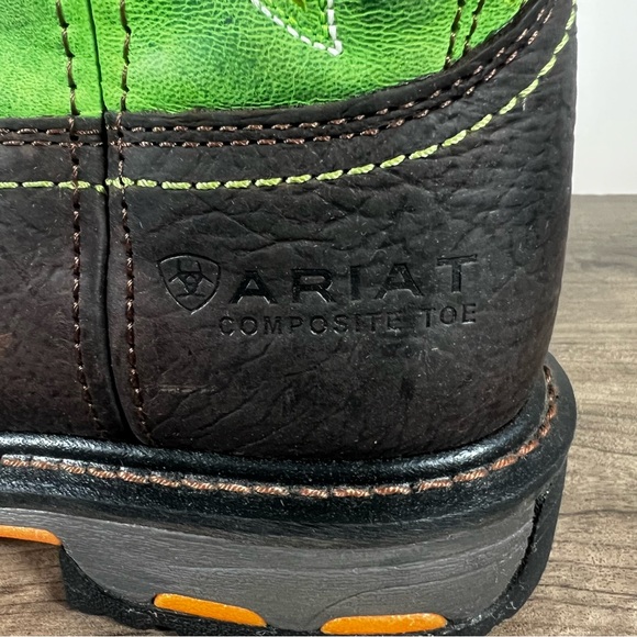 Ariat WorkHog Men's Wide Square Toe VentTEK Composite Toe Work Boot Size 10 #250 - Picture 7 of 11